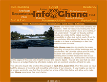 Tablet Screenshot of info-ghana.com